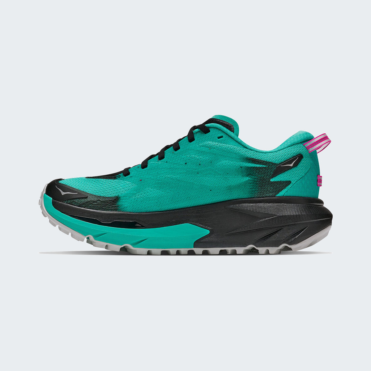 Black/Electric Aqua