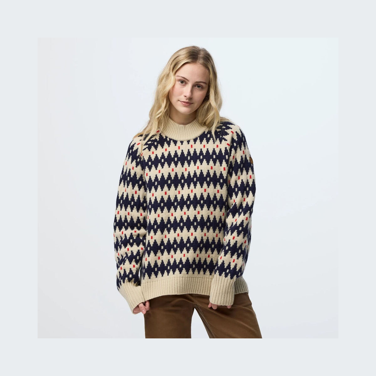 191-555 Light Beige-Dark Navy