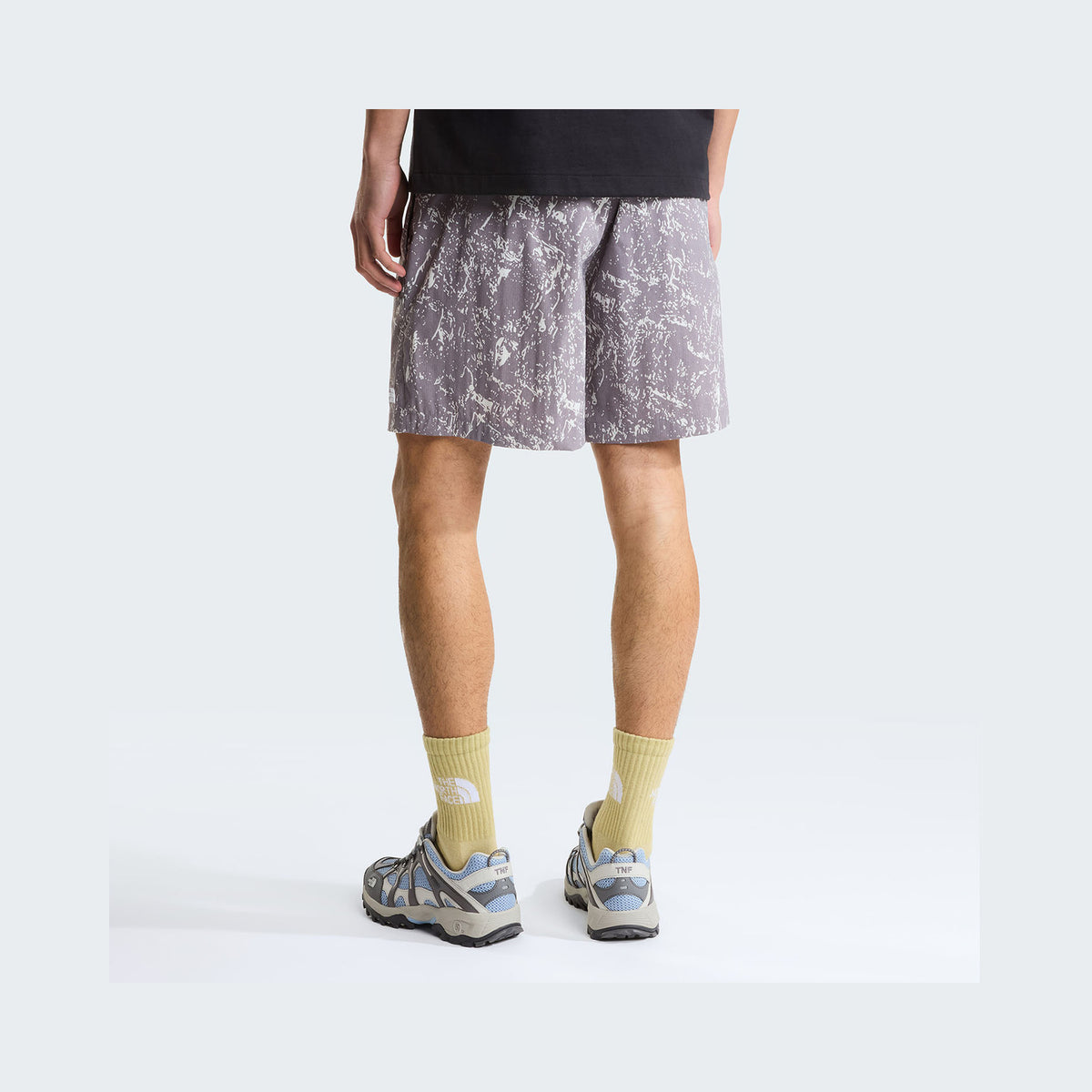 Transcendent Grey Rock Texture Print