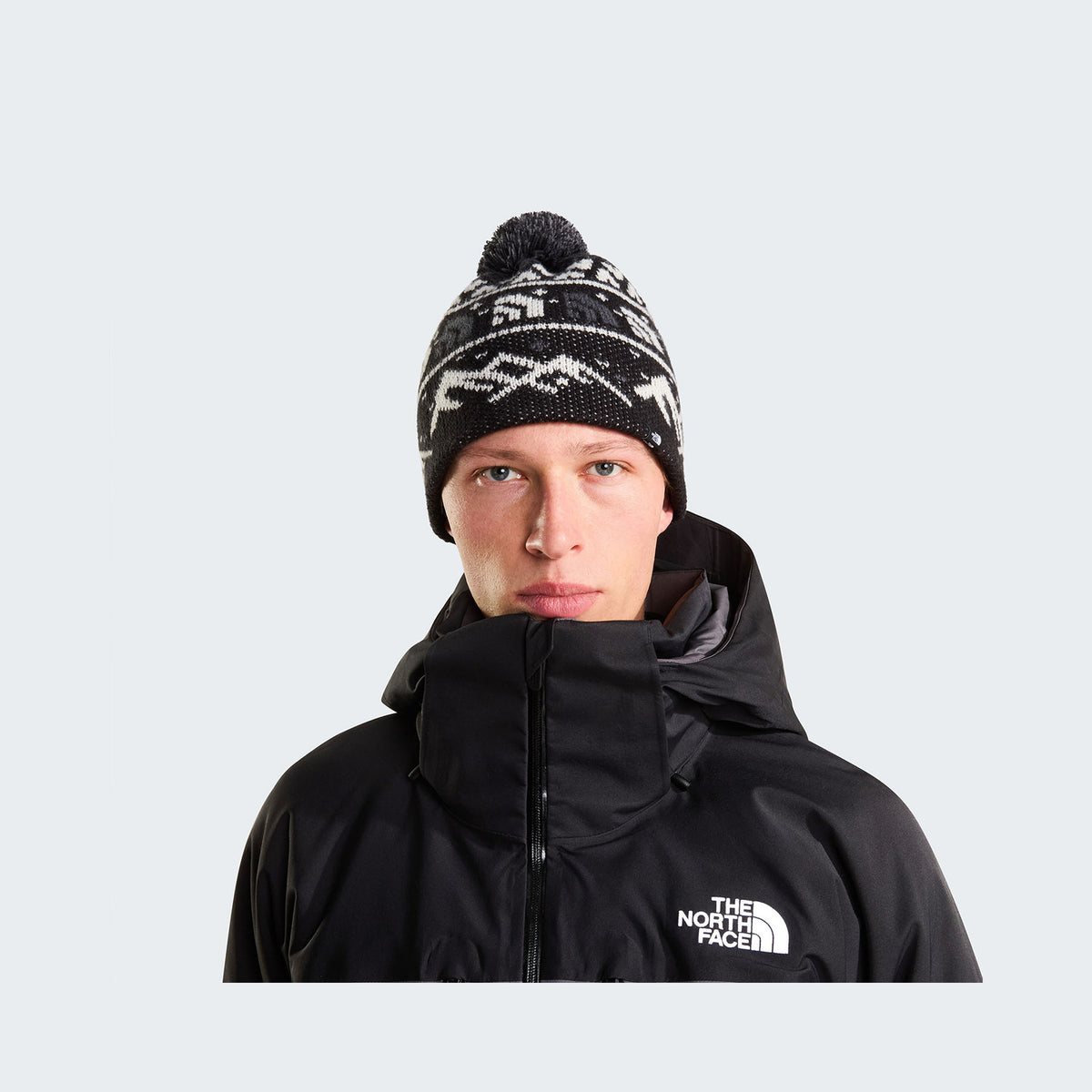 TNF Black Jacquard/Pom